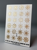 Anna Tkacheva, 3D хрустальный слайдер 3D-195 (gold crystal)