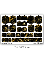 Anna Tkacheva, наклейки пленки для педикюра PR-004