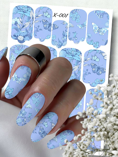 Anna Tkacheva, мини наклейки пленки для маникюра X-001