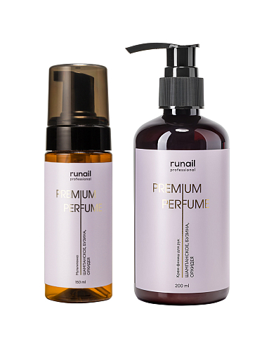 Runail, набор №108 очищающая мульти-пенка, парфюмированный крем-финиш для рук с мочевиной 10%