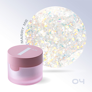 I am, гель-лак с эффектом Marry me №04, 5 мл