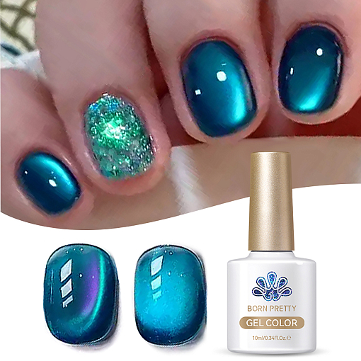 Born Pretty, Autumn Water Light Cat Magnetic Gel - магнитный гель-лак "кошачий глаз" AW06, 10 мл