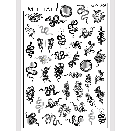 Anna Tkacheva, слайдер-дизайн MilliArt металлик MTL-209
