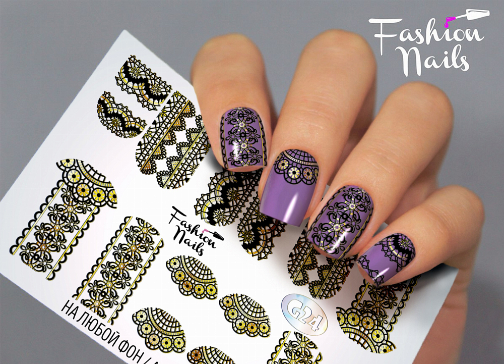 Fashion Nails, слайдер-дизайн "Galaxy" №24