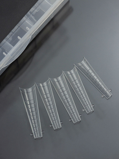 Обратные многоразовые формы для наращивания ногтей "Арочная балерина" (40614), 120 шт