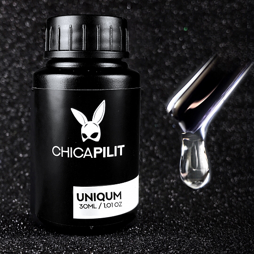 Chicapilit, UNIQUM - глянцевый топ ЭКСТРА густой (для страз, и декора), 30мл