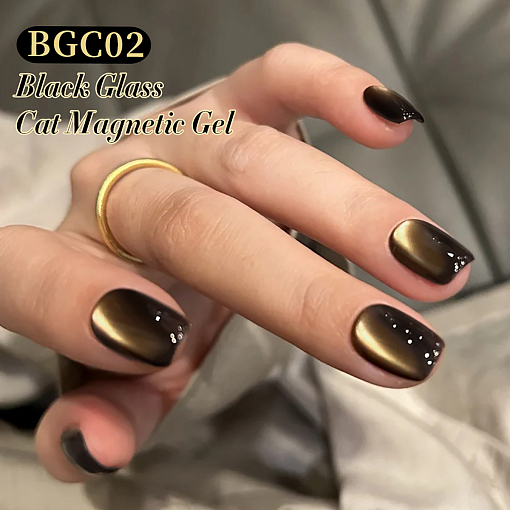 Born Pretty, Black Water Light Cat Magnetic Gel - магнитный гель-лак "кошачий глаз" BGC02, 10 мл