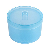 Irisk, контейнер круглый для дезинфекции фрез (Прозрачно-голубой)