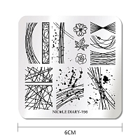 Пластина для стемпинга 6*6 см (ND-156)