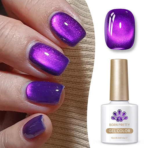 Born Pretty, Glass Bead Cat Magnetic Gel - магнитный гель-лак "кошачий глаз" MY43, 10 мл