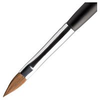 Irisk, кисть для акрила натуральный ворс, длина ручки 12,5см (№8)