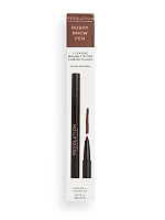 Makeup Revolution, BUSHY BROW PEN - маркер для бровей (Dark Brown)