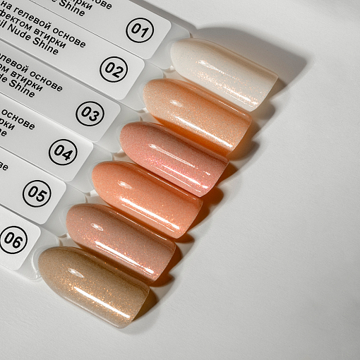 Irisk, Eternail Nude Shine - лак на гелевой основе с эффектом втирки (05 Butter Cream), 8 мл