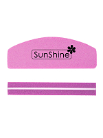 SunShine, пилка для шлифовки луна МИНИ S39PK-M (розовая, 100/180), 20 шт