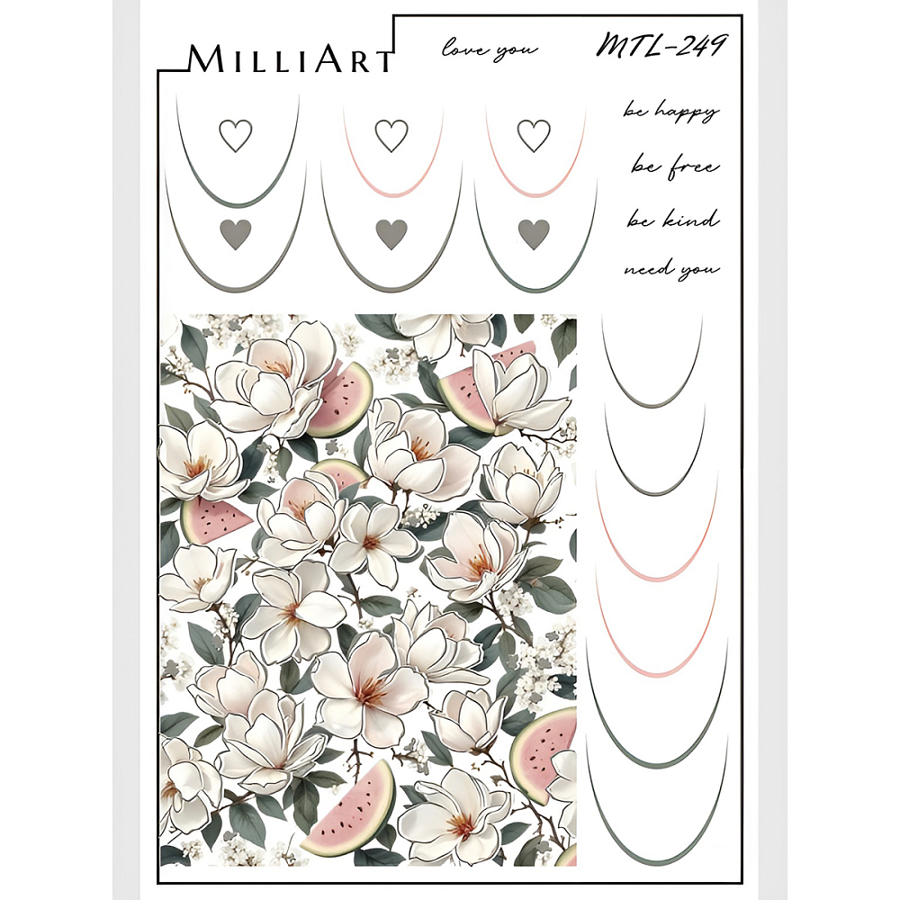 Anna Tkacheva, слайдер-дизайн MilliArt металлик MTL-249 Anna Tkacheva, слайдер-дизайн MilliArt металлик MTL-249