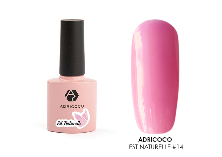 Adricoco, камуфлирующий гель-лак (Est Naturelle №14), 8 мл