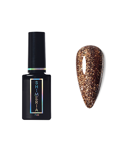 RuNail, Shimeria Lurex - гель-лак с фольгированным сиянием №10011 , 7 мл