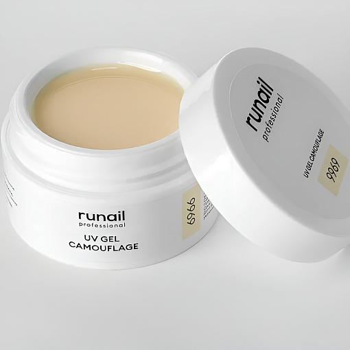Runail, камуфлирующий УФ-гель №9969 (Сгущенное молоко), 15 гр
