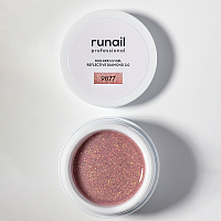 RuNail, BUILDER UV GEL REFLECTIVE DIAMOND 2.0 - моделирующий УФ-гель светоотражающий №9877, 15 гр