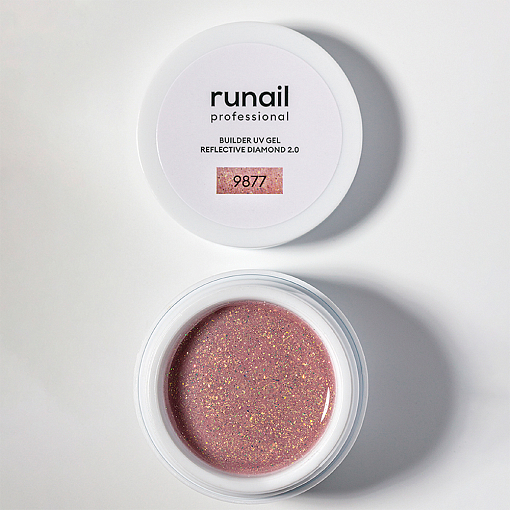 Runail, набор №127 моделирующий УФ-гель светоотражающий REFLECTIVE DIAMOND 2.0 (3 оттенка по 15 гр)