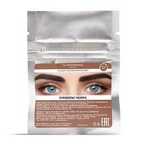 TNL, хна для бровей (№03 Chocolate), 2 гр