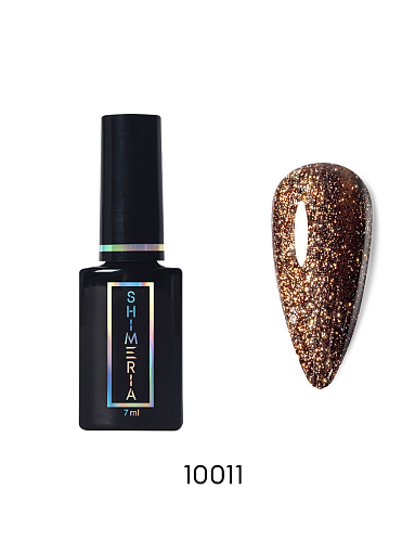 RuNail, набор №160 гель-лак с фольгированным сиянием Shimeria Lurex (7 оттенков по 7 мл)