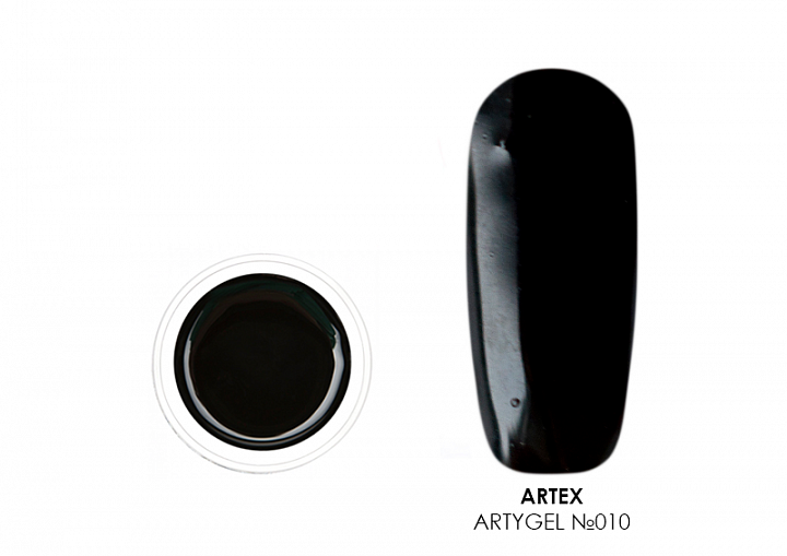 Artex, Artygel - гель-краска без л/с (010 черный), 14 гр