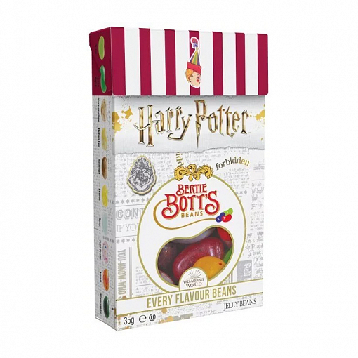 Jelly Belly, "Bertie Botts Beans" драже жевательное (ассорти гадкий-сладкий вкус),35 гр