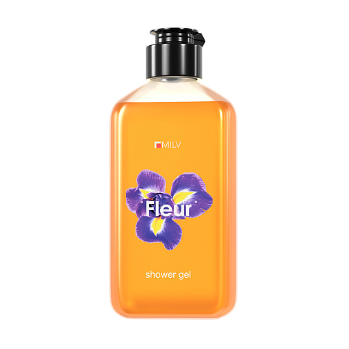 Milv, гель для душа "FLEUR", 340 мл