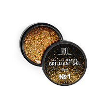TNL, Brilliant Gel - жидкая фольга №01 (Феникс), 5 мл