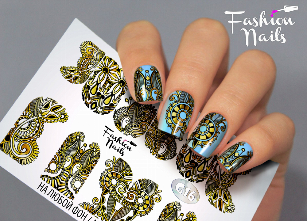 Fashion Nails, слайдер-дизайн "Galaxy" №16 Fashion Nails, слайдер-дизайн "Galaxy" №16
