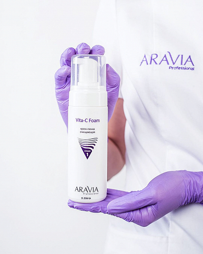 Aravia, Vita-C Foaming - крем-пенка очищающая, 160 мл