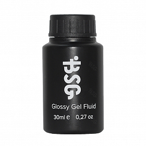 BSG, Glossy Gel Fluid - базовый гель для проблемных ногтей (без кисточки), 30 мл