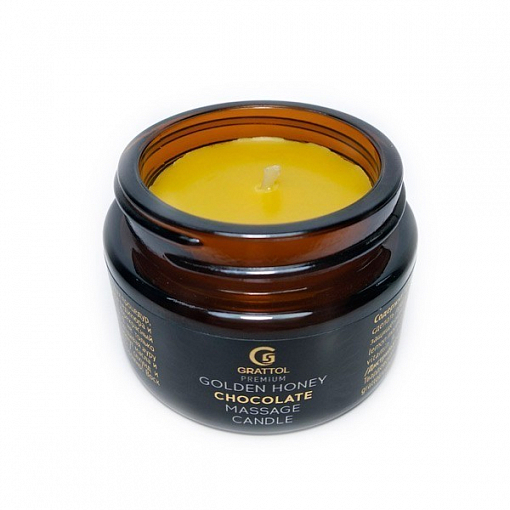 Grattol Premium, Massage CANDLE "Chocolate" - массажная свеча для SPA-ухода за телом, 30 мл