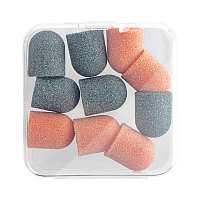 Irisk, колпачки песочные цветные в боксе Ø13 мм (120 грит), 10 шт