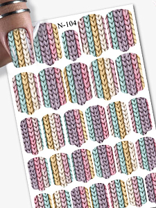 Anna Tkacheva, наклейки пленки для дизайна ногтей N-104