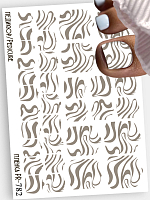 Anna Tkacheva, наклейки пленки для педикюра PR-782