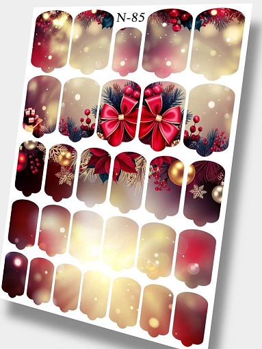 Anna Tkacheva, наклейки пленки для дизайна ногтей N-085