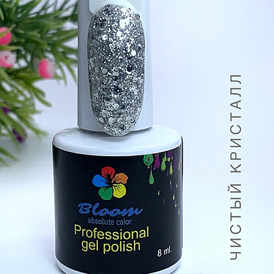

Bloom, гель-лак (Чистый кристалл), 8мл