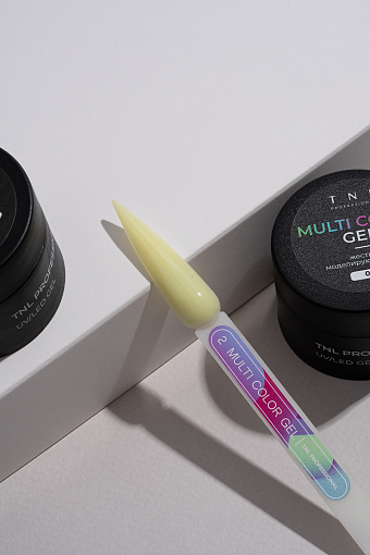 TNL, набор №62 жесткий гель для наращивания и укрепления Multi Color Gel (5 оттенков по 15 мл)