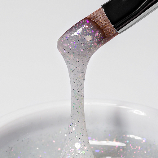Runail, BUILDER UV GEL MILK DIAMOND - моделирующий УФ-гель светоотражающий №9872, 15 гр