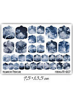 Anna Tkacheva, наклейки пленки для педикюра PR-007