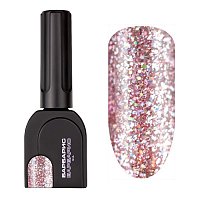 Барбарис, гель-лак с поталью и алмазным глиттером "Искра" NG08, 12 мл