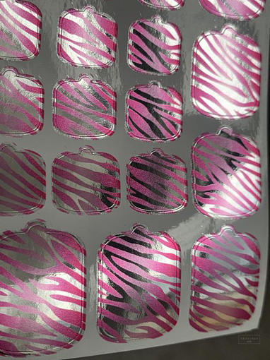 Anna Tkacheva, наклейки пленки для педикюра с эффектом втирки WS-007