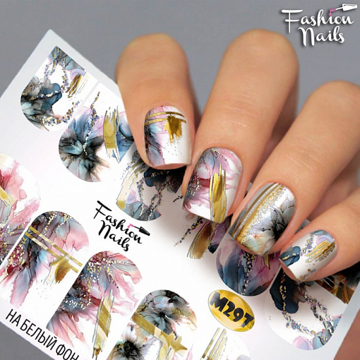Fashion Nails, слайдер-дизайн "Metallic" №297