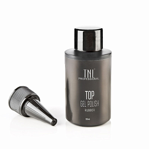 TNL, Rubber top coat - каучуковый финиш-топ закрепитель для гель-лака, 50 мл