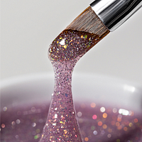 RuNail, BUILDER UV GEL REFLECTIVE DIAMOND 2.0 - моделирующий УФ-гель светоотражающий №9879, 15 гр