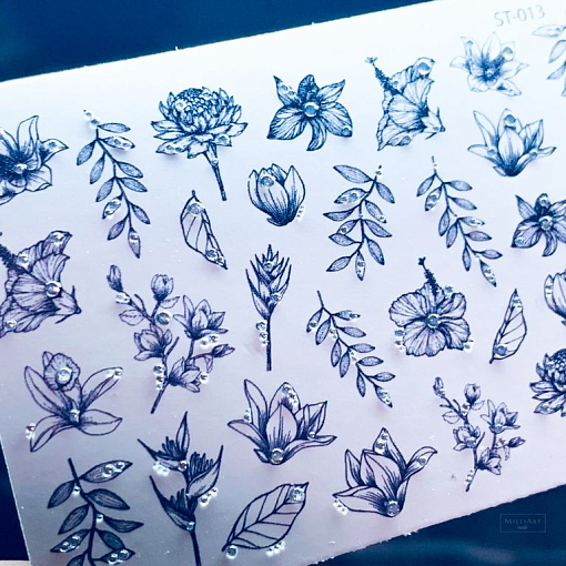 Anna Tkacheva, 3D хрустальный слайдер 3D-ST013 (black crystal)