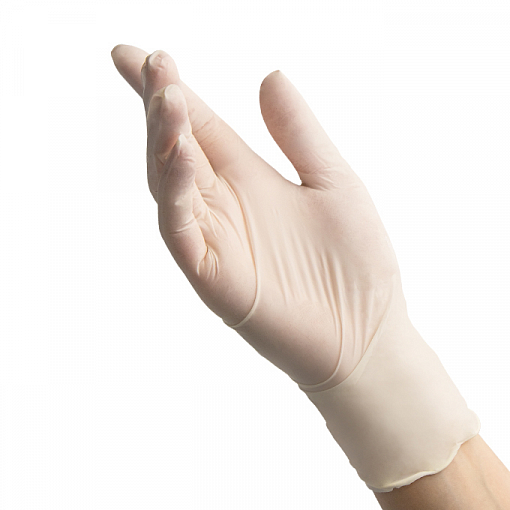 Benovy, Latex Chlorinated - перчатки латексные неопудренные (XL), 50 пар
