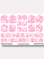 Anna Tkacheva, наклейки пленки для педикюра PR-803
